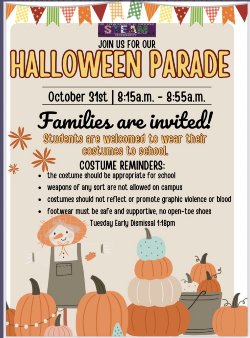 halloween parade flyer